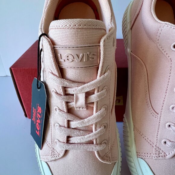 Levi's Sneakers Emma Rose, Pink Canvas, Size 9M New! - Picture 4 of 16